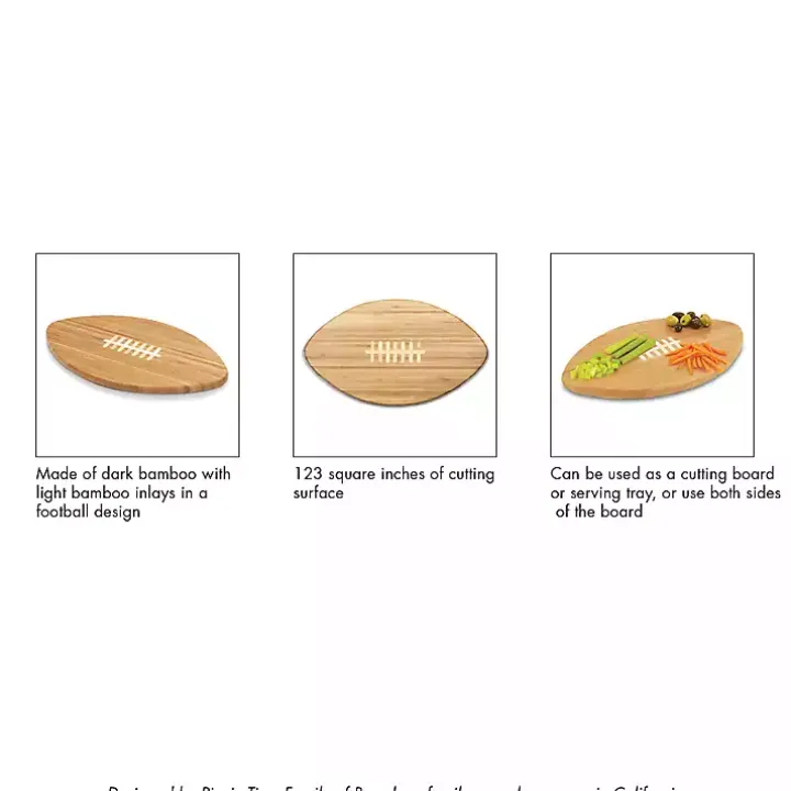 Tennessee Titans Bamboo Football Cutting Board