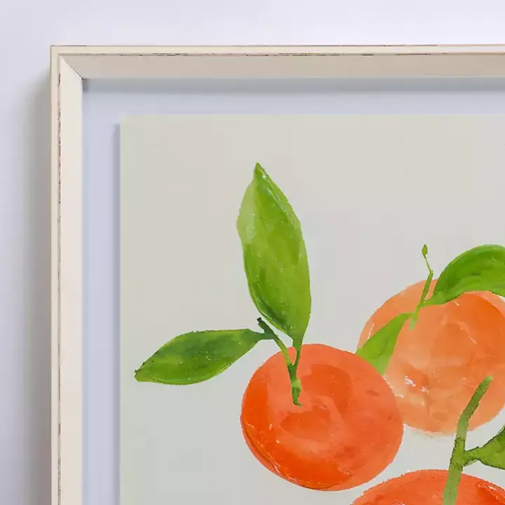 The Best Orange Framed Art Print