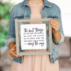 The Best Things in Life Wall Plaque