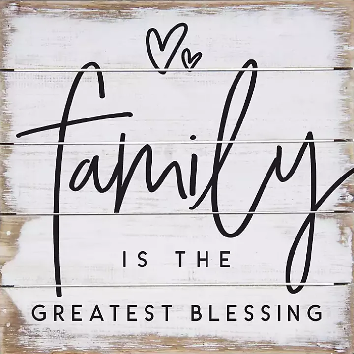 The Greatest Blessing Wood Wall Plaque