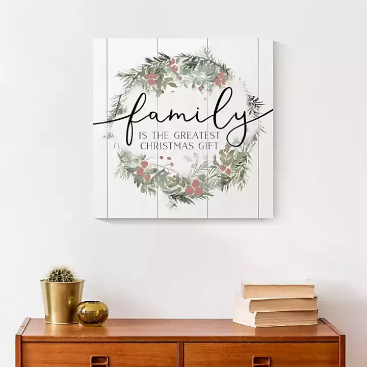 The Greatest Christmas Gift Canvas Art Print