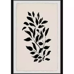The Leaves Flow Framed Art Print