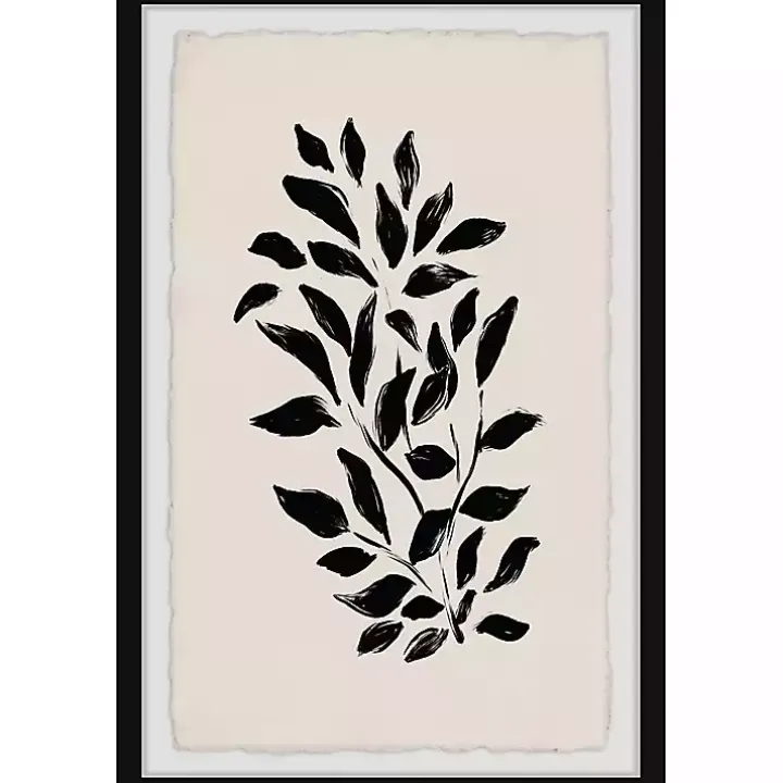 The Leaves Flow Framed Art Print
