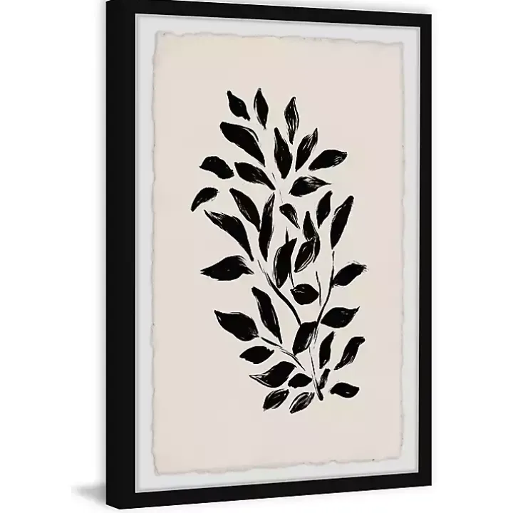 The Leaves Flow Framed Art Print