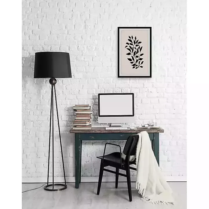 The Leaves Flow Framed Art Print