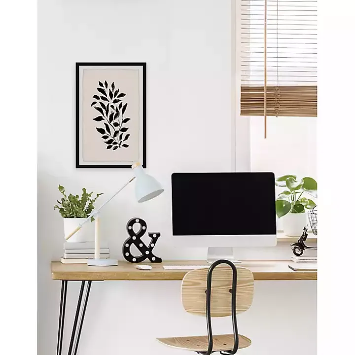 The Leaves Flow Framed Art Print