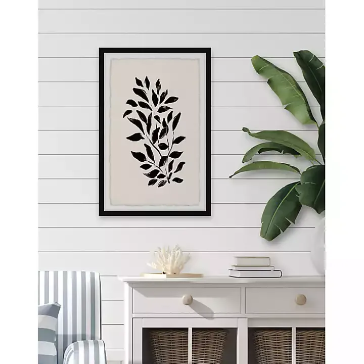 The Leaves Flow Framed Art Print