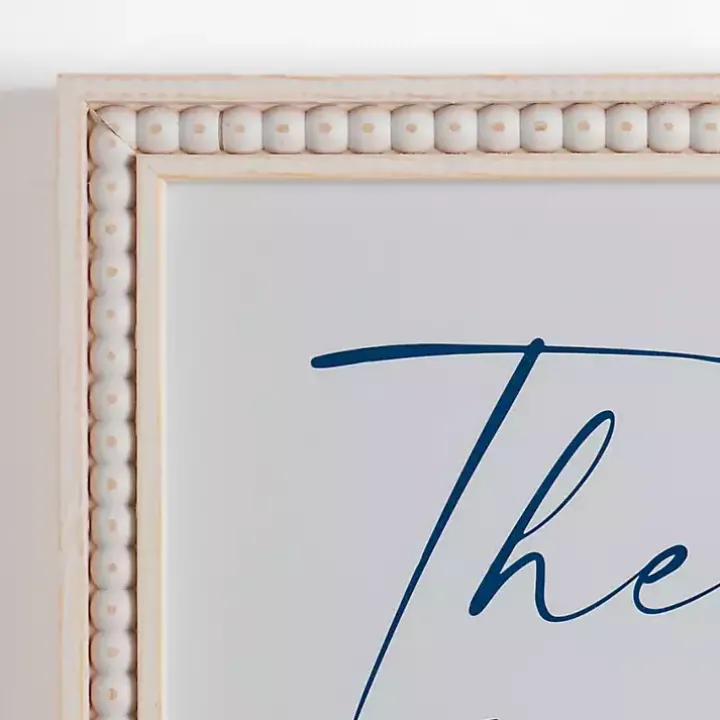 Then Sings My Soul Blue Framed Wall Plaque