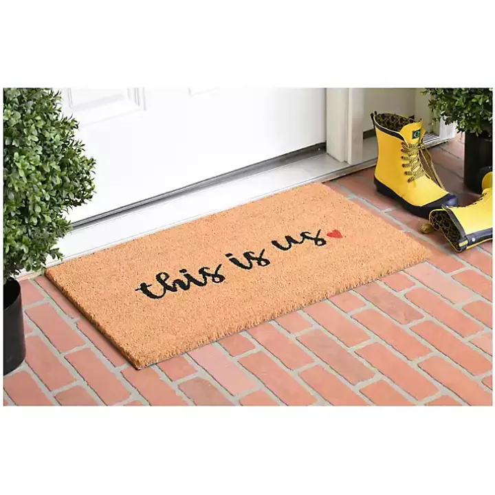 This Is Us Heart Doormat