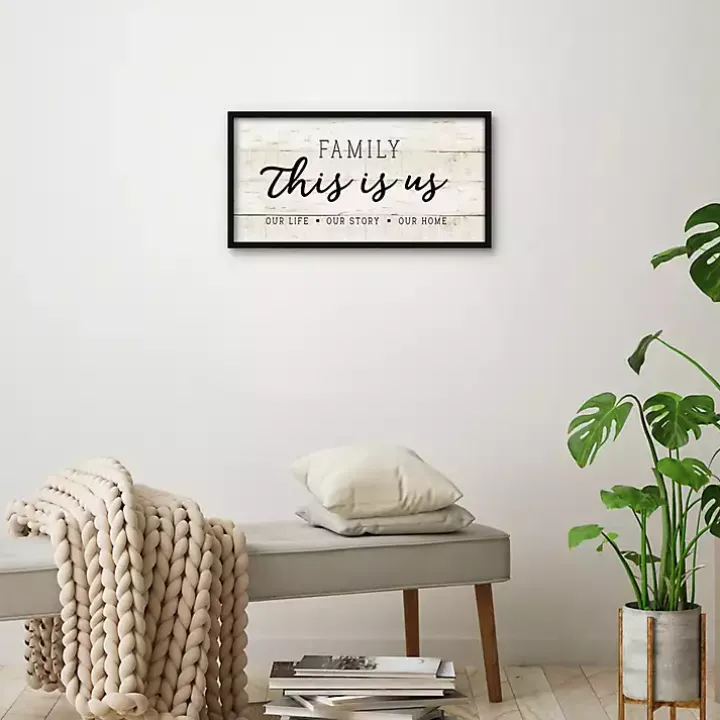 This Is Us Wooden Wall Plaque