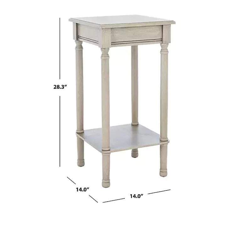 Tilley Beige Classic Square Accent Table
