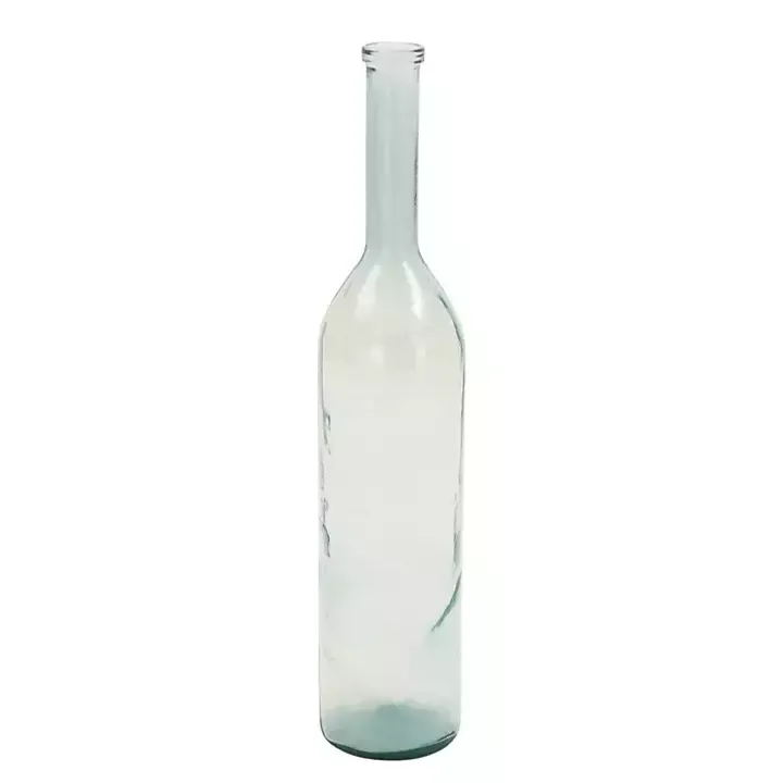 Tinted Farmhouse Glass Bottle Vase