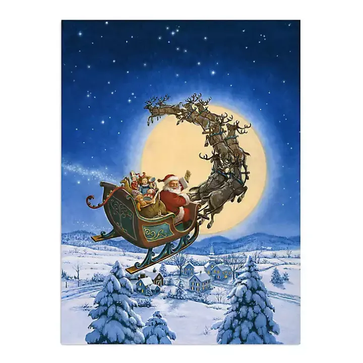 To All A Good Night Canvas Art Print