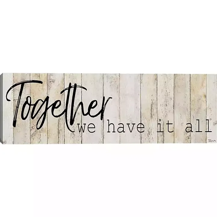 Together Canvas Art Print