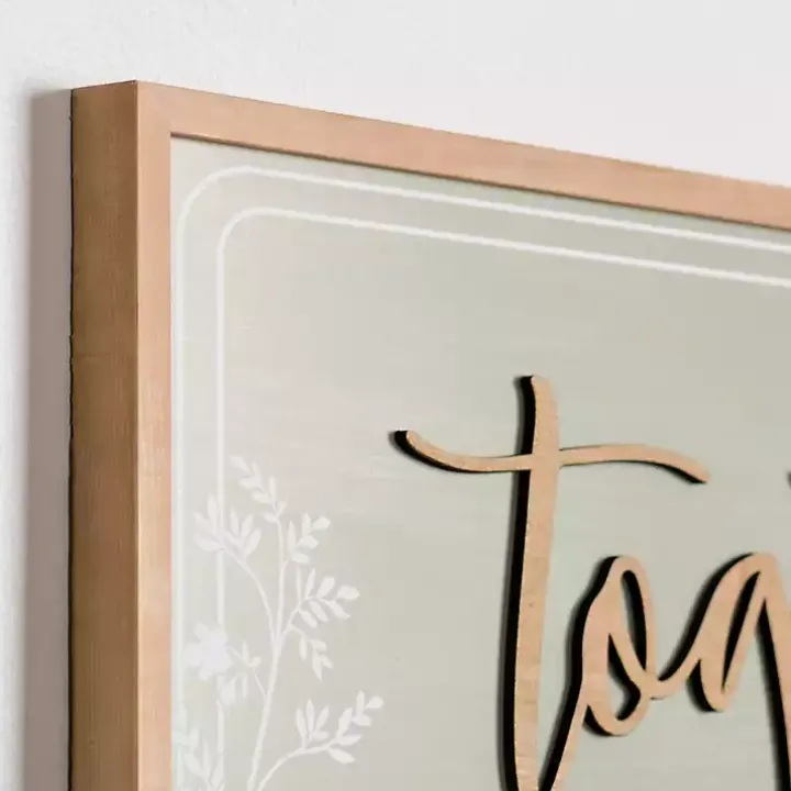 Together We Can Do Anything Wall Plaque