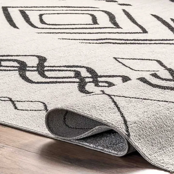 Transitional Moroccan Washable Area Rug, 4x6