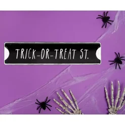 Trick or Treat Street Wall Plaque