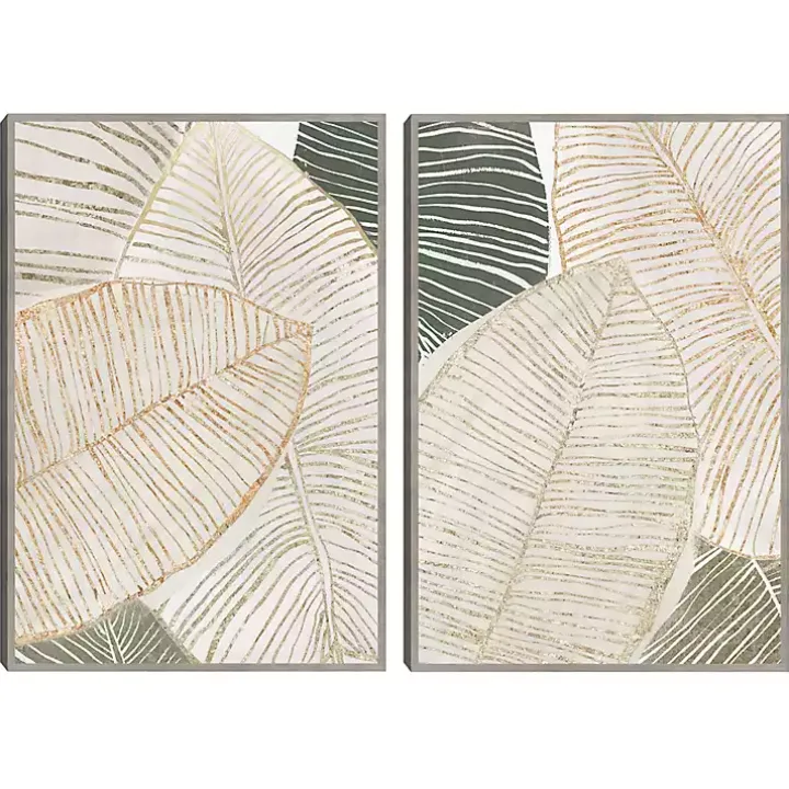 Tropic Breeze I & II Canvas Art Prints, Set of 2