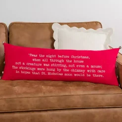 Twas the Night Before Christmas Lumbar Pillow