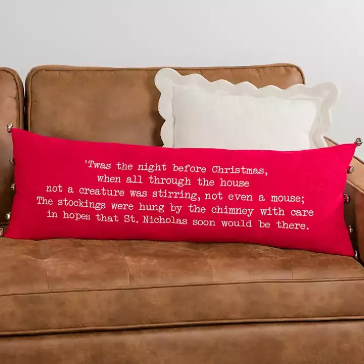 Twas the Night Before Christmas Lumbar Pillow