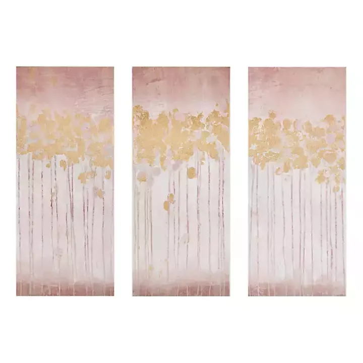Twilight Forest Canvas Art Prints, Set of 3