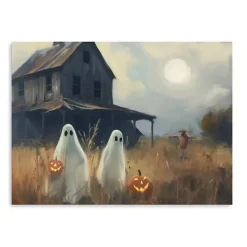 Two Ghost Friends Canvas Art Print, 24x18 in.