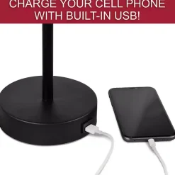 University of Alabama Charging Table Lamp