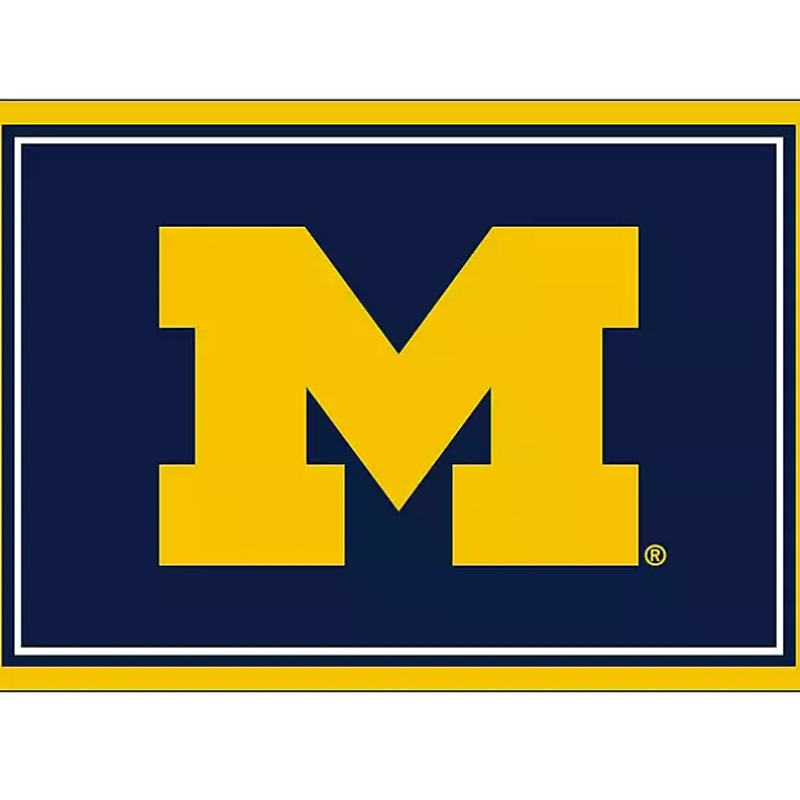 University of Michigan Area Rug, 3x4