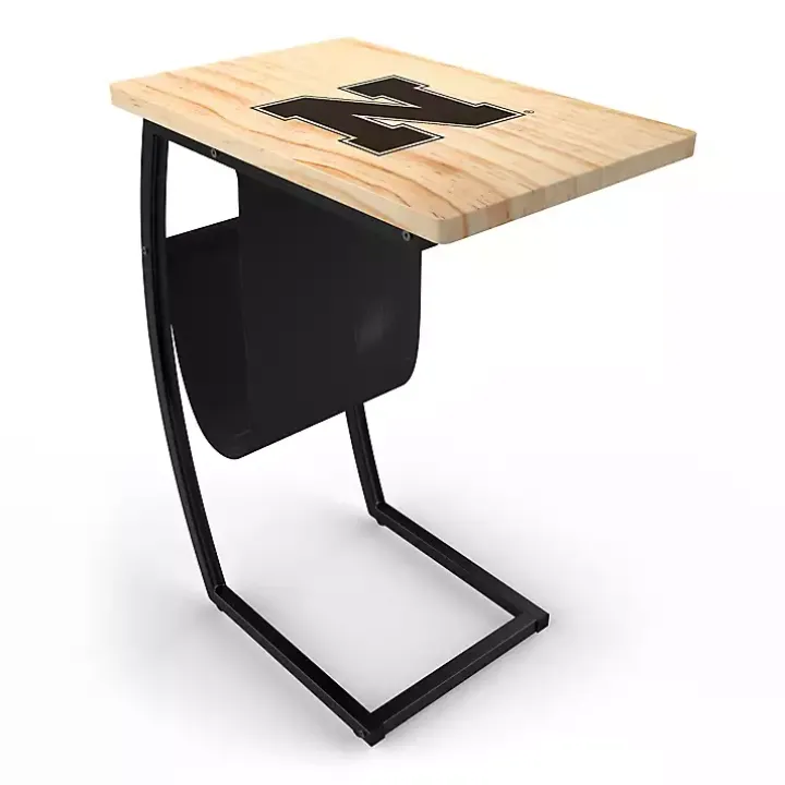 University of Nebraska Wood C-Table