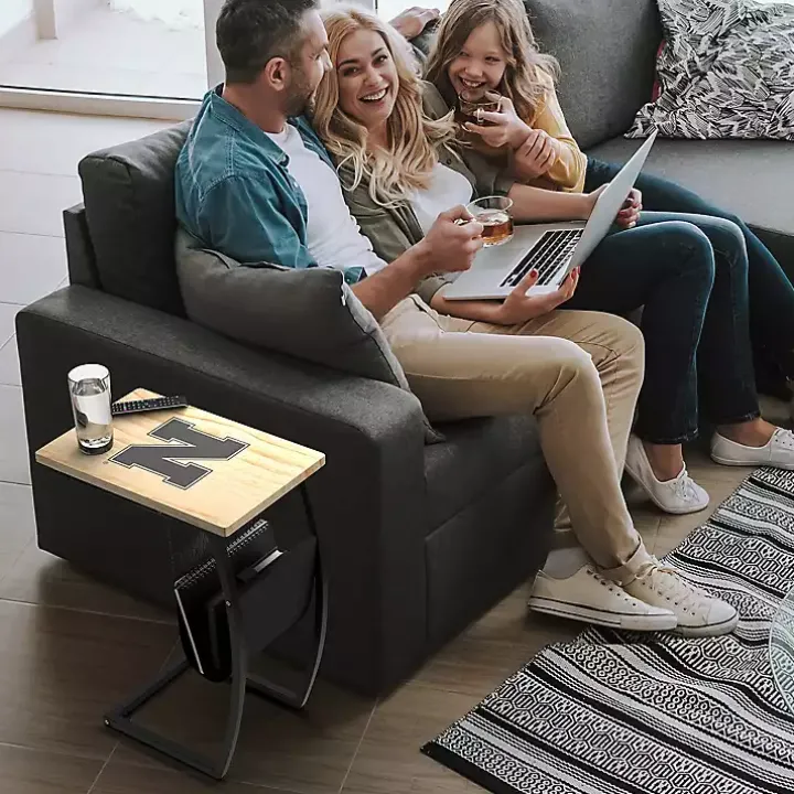 University of Nebraska Wood C-Table
