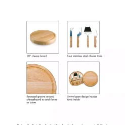 University of Tennessee Cheese Board and Tool Set