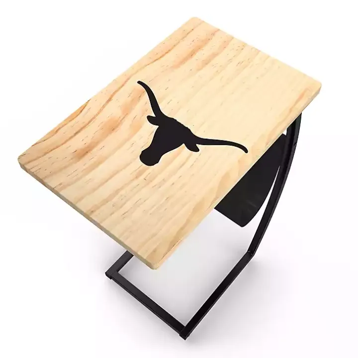 University of Texas Wood C-Table