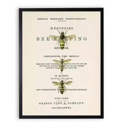 Vintage Bee Keeping Framed Art Print