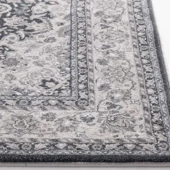 Vintage Blue Medallion Area Rug, 5x7
