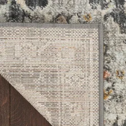 Vintage Charcoal Oushak Area Rug, 8x10