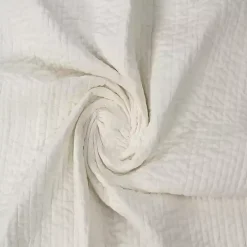 Vintage Ivory Cotton Fringe Throw