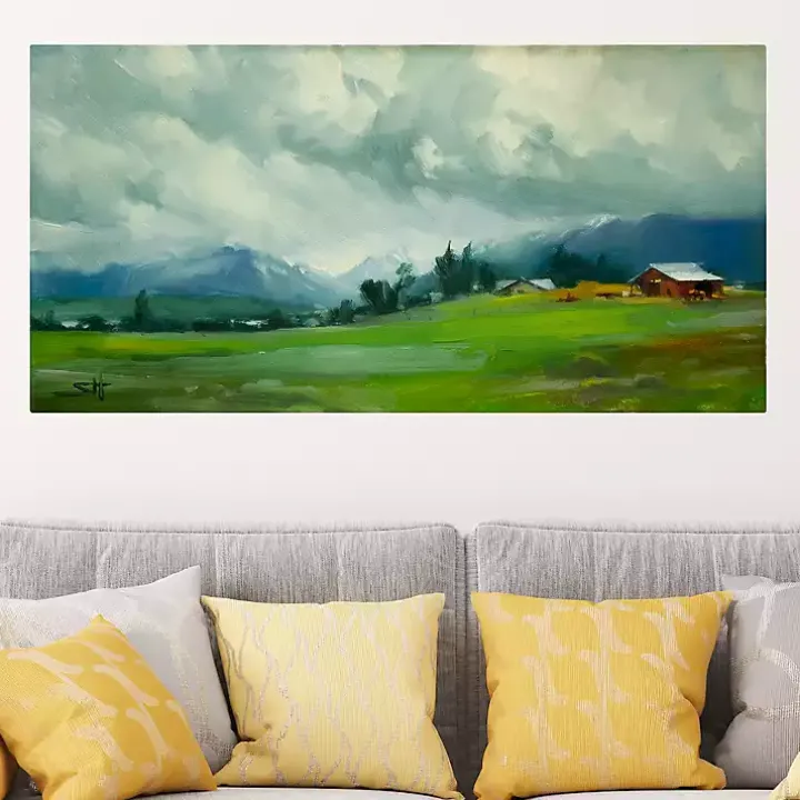 Wallowa Valley Giclee Canvas Art Print