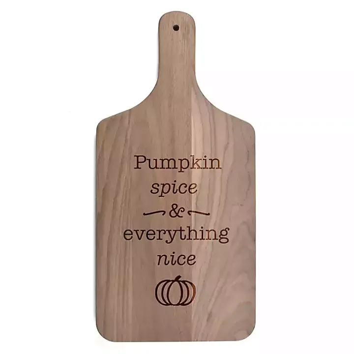 Walnut Pumpkin Spice Everything Nice Cutting Board