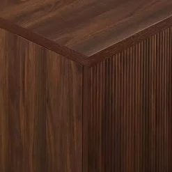 Walnut Wood Scandinavian 4-Door Sideboard