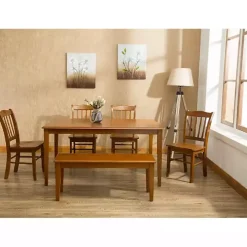 Walnut Wooden Dining Bench