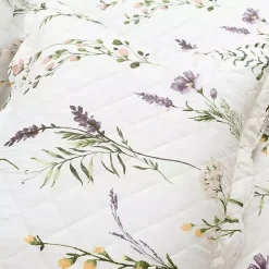 Watercolor Wildflower 3-pc. Full/Queen Quilt Set
