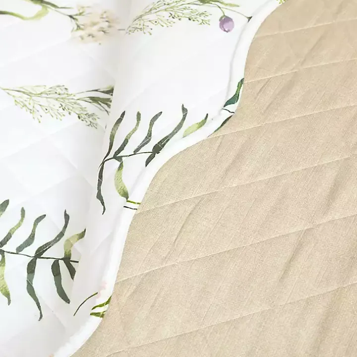 Watercolor Wildflower 3-pc. King Quilt Set