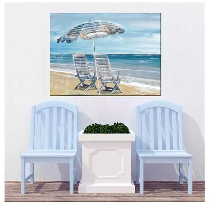 Waters Edge Outdoor Canvas Art Print