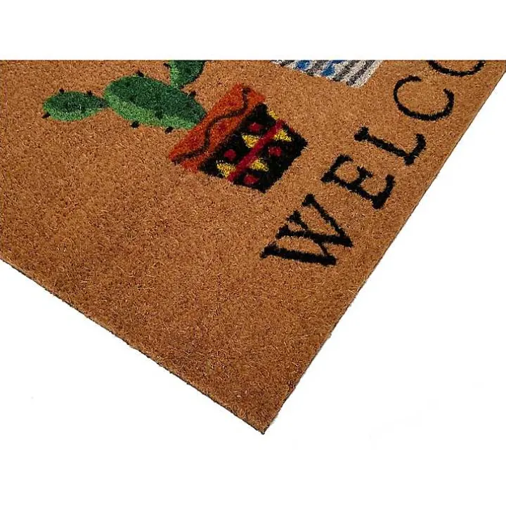 Welcome Cactus Trio Doormat
