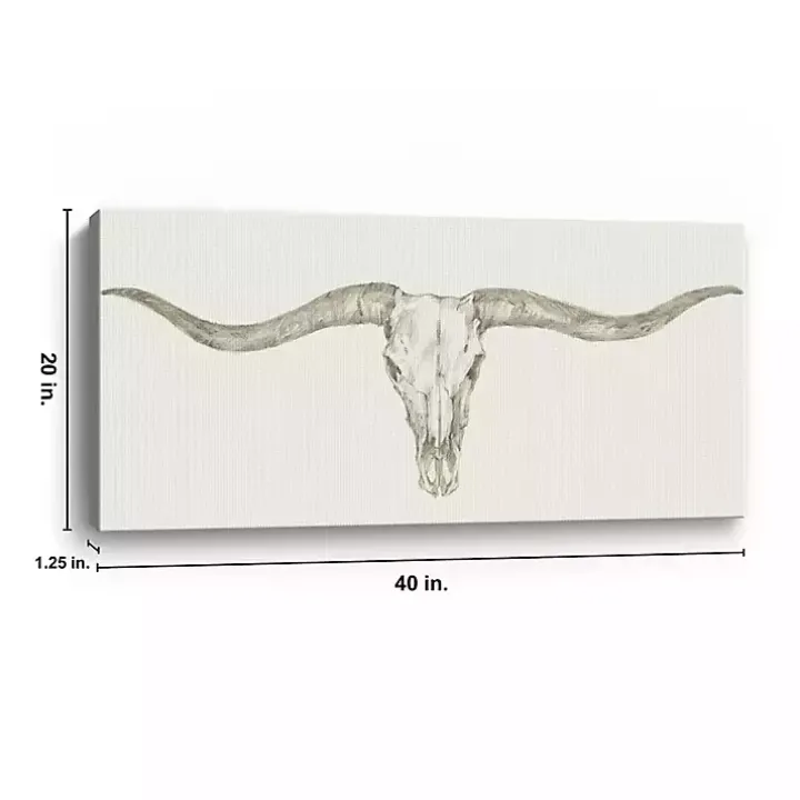 Western Skull Mount III Giclee Art Print