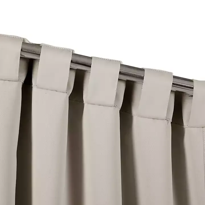 Wheat Back Tab Blackout Curtain Panel Set, 95 in.