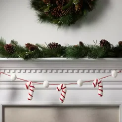 Whimsical Candy Cane Garland