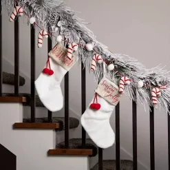 Whimsical Candy Cane Garland