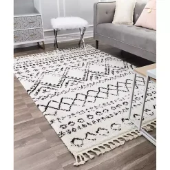 Whisper White Moon Accent Rug, 2x8