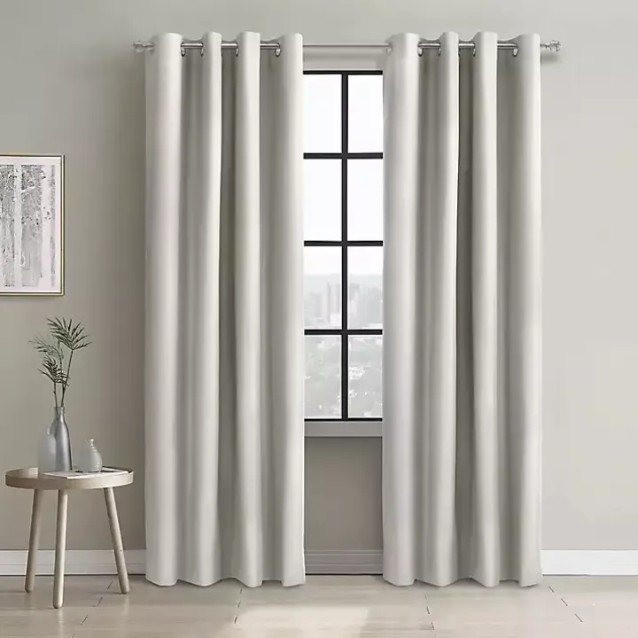 White Alpine Blackout Curtain Panel, 63 in.